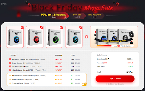 IObit Super Value Pack - Exclusive 90% OFF with 3 Free Gifts