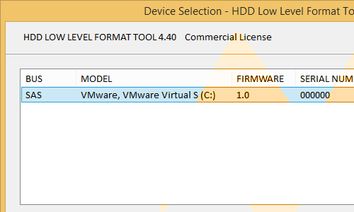FREE HDD LLF Low Level Format Tool