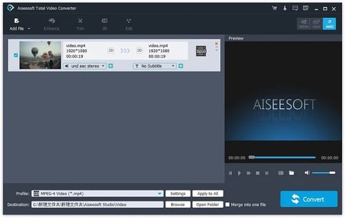 Aiseesoft Total Video Converter 9.2.68 - Discount 20% OFF