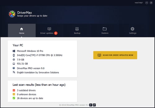DriverMax 17.11.12 (1 year Subscription) - Discount 75% OFF