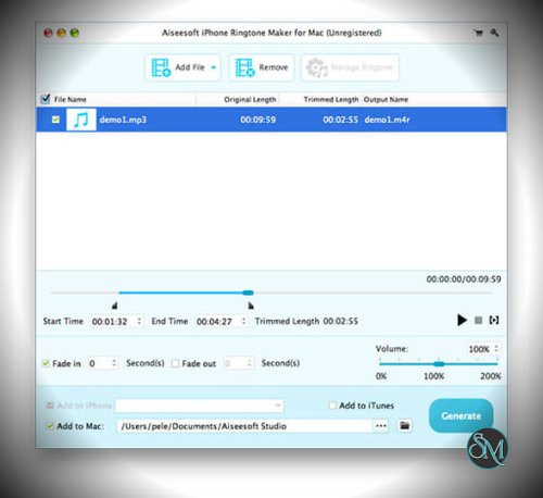 Aiseesoft iPhone Ringtone Maker 7.0.88 for Mac - Discount 20% OFF Aiseesoft iPhone Ringtone Maker 7.0.88 for Mac - Discount 20% OFF