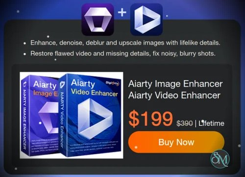 Aiarty Media Enhancer Bundle for Mac (Lifetime) - Discount 50% Off Aiarty Media Enhancer Bundle for Mac (Lifetime) - Discount 50% Off