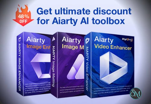 Aiarty 3-in-1 Bundle for Mac (Lifetime) - Discount 48% OFF Aiarty 3-in-1 Bundle for Mac (Lifetime) - Discount 48% OFF