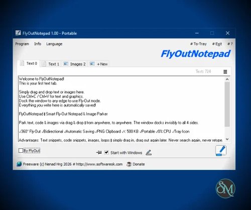 FlyOutNotePad 1.05 FlyOutNotePad 1.05