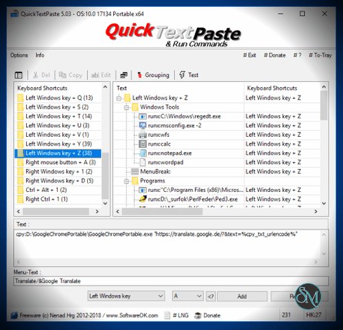 QuickTextPaste 9.61 QuickTextPaste 9.61
