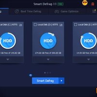 IObit Smart Defrag 12.0.0 PRO (1 year subscription, 3PCs) - Discount 55% OFF