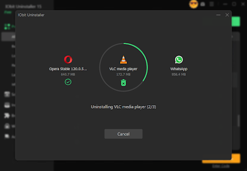 IObit Uninstaller 15 PRO (1 Year Subscription, 3 PCs)