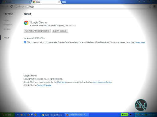  Google Chrome 49.0.2623.112 For Windows XP Offline Installer 