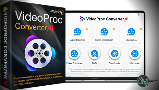 VideoProc Converter AI (Lifetime License for 1 PC) - Discount 60% Off