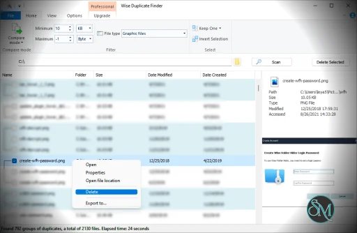 Wise Duplicate Finder 2.1.9.71 (1 year subscription / 3 PCs) - Discount 20% OFF